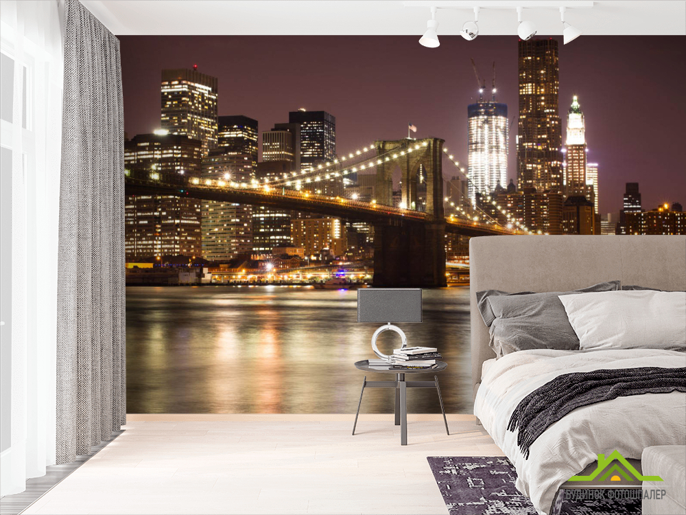 Фотообои Ночной Нью Йорк