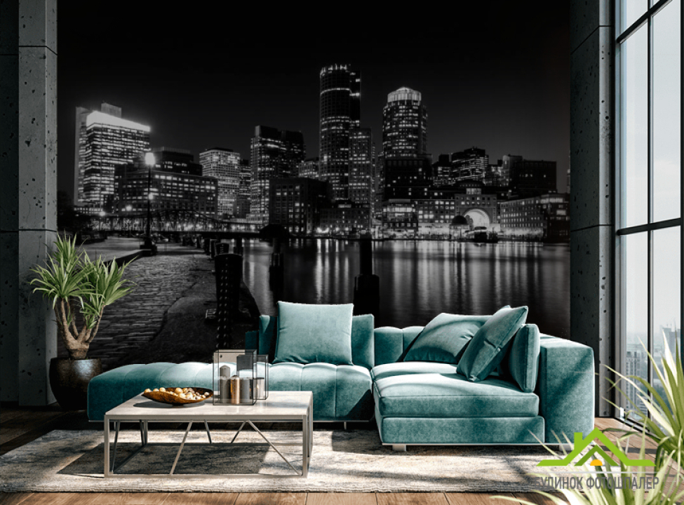выбрать Фотошпалери Набережна вночі Фотошпалери Місто на стіну