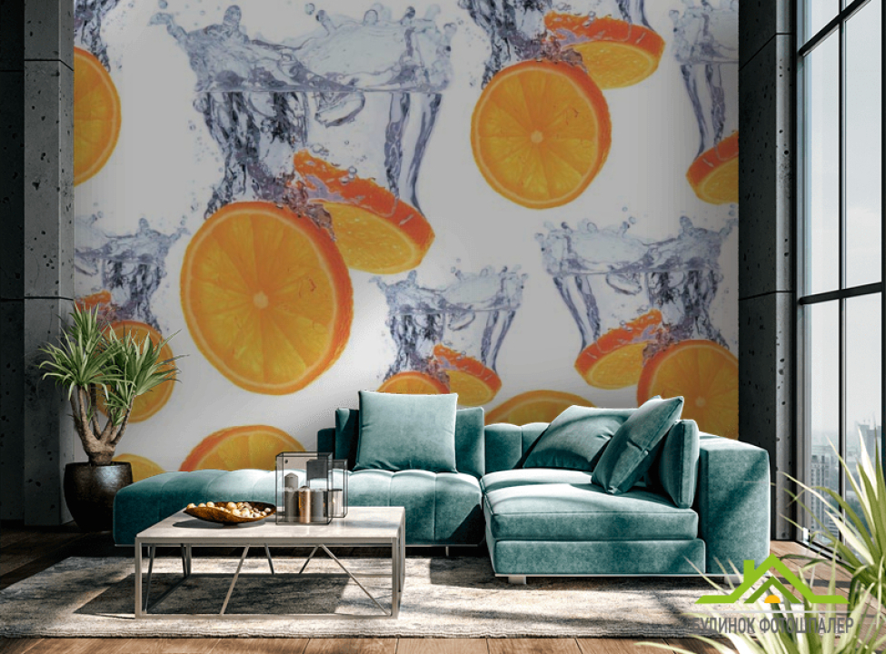 выбрать Фотообои Апельсин Фотообои Еда и напитки на стену