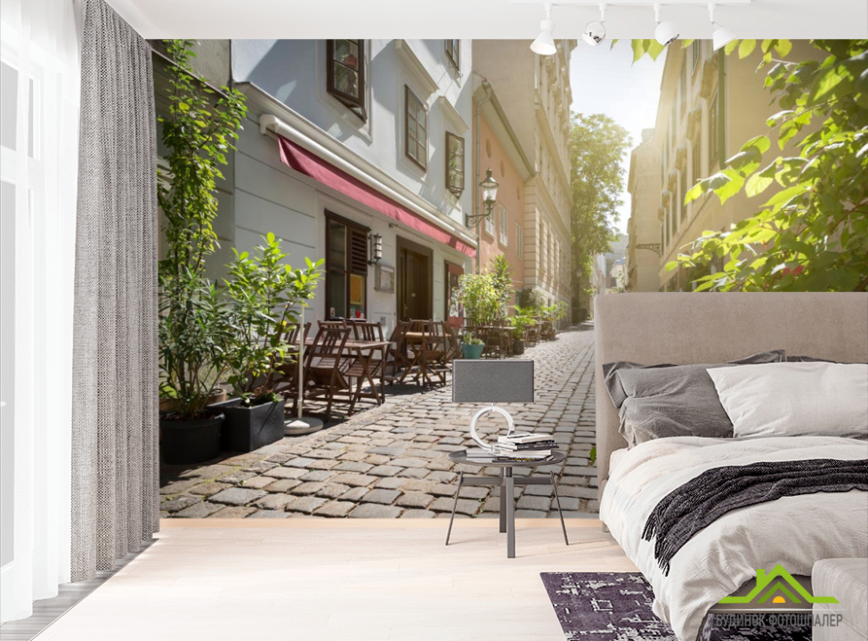 выбрать Фотообои мостовая Фотообои Расширяющие пространство на стену