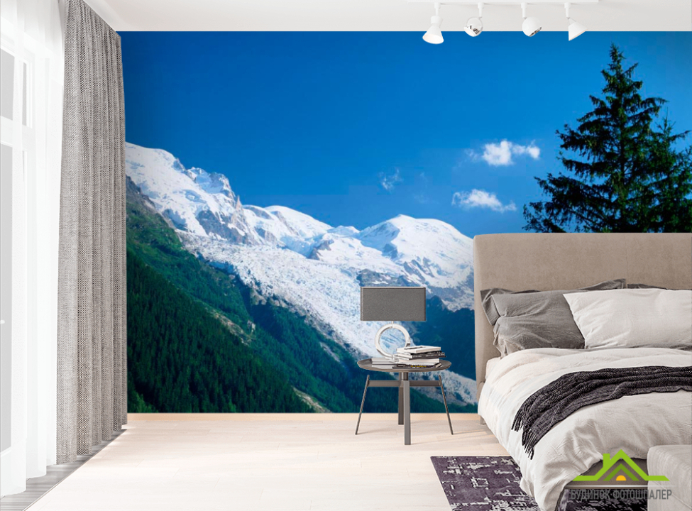 выбрать Фотообои Снег,ёлка  на стену