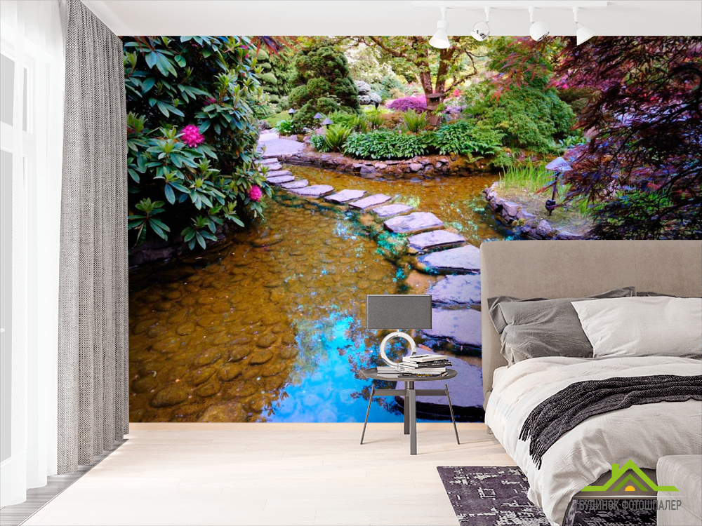 Фотошпалери Дизайн, камені, зелень