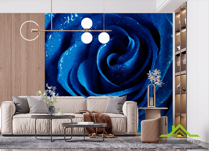 Фотообои Синяя роза