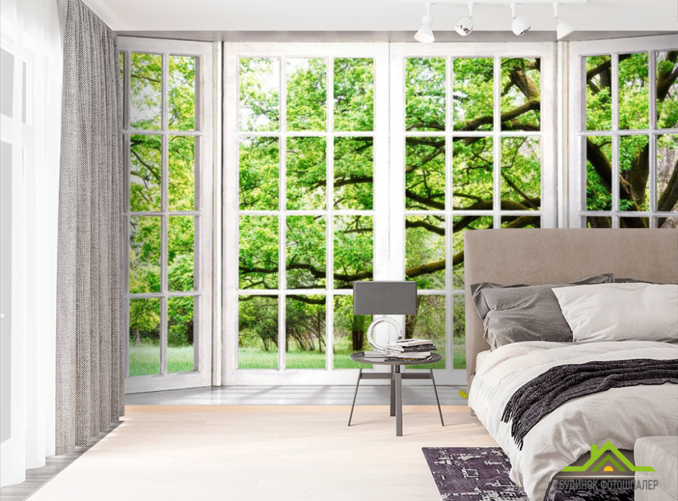 выбрать Фотошпалери Вид з вікна Фотошпалери Вид з вікна на стіну