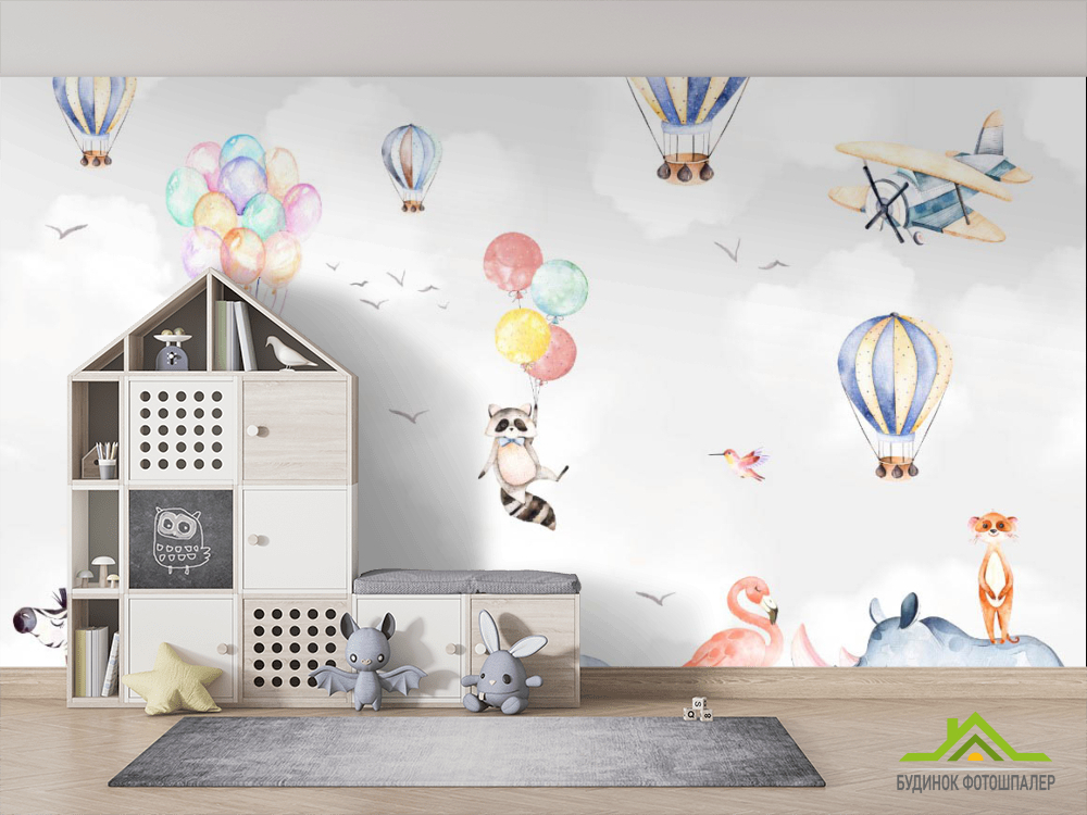 Фотообои Акварельные звери