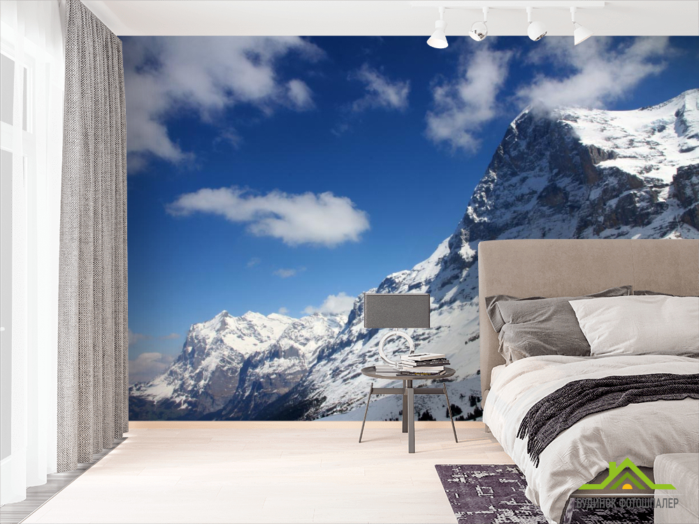 Фотошпалери у снігової гори