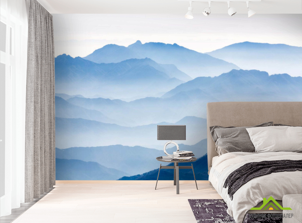 выбрать Фотошпалери сині гори Фотошпалери Природа на стіну