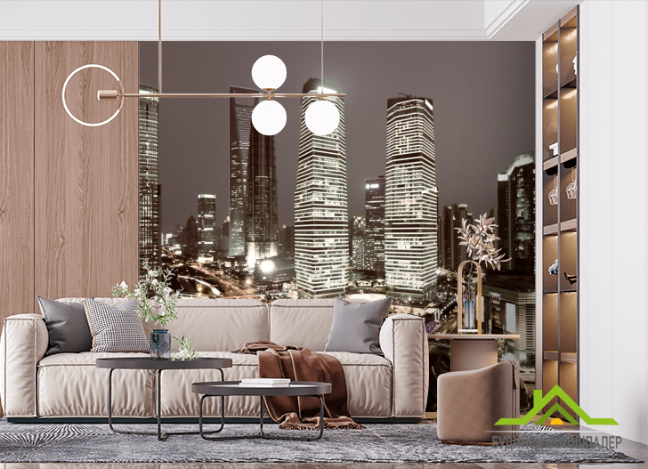 Фотошпалери Перехрестя, висотки