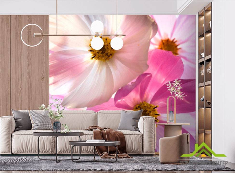 выбрать Фотошпалери Відтінки шипшини Фотошпалери Квіти на стіну