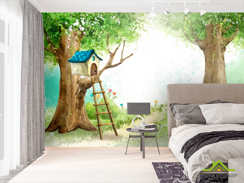 Фотошпалери Будиночок на дереві