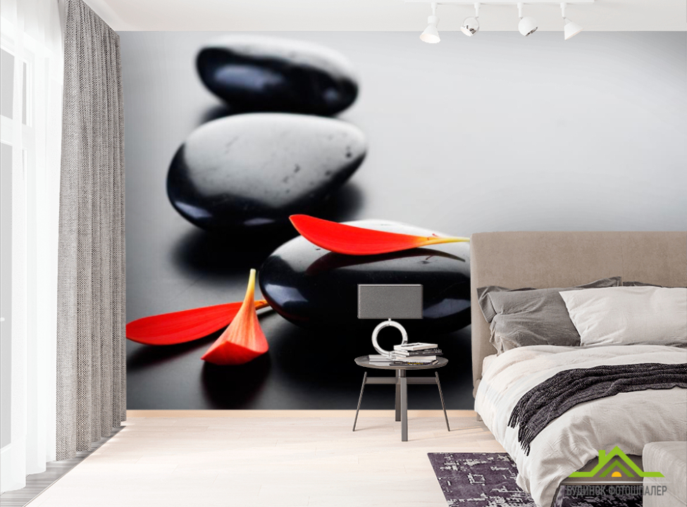 выбрать Фотообои Лепестки и камни Фотообои Цветы на стену