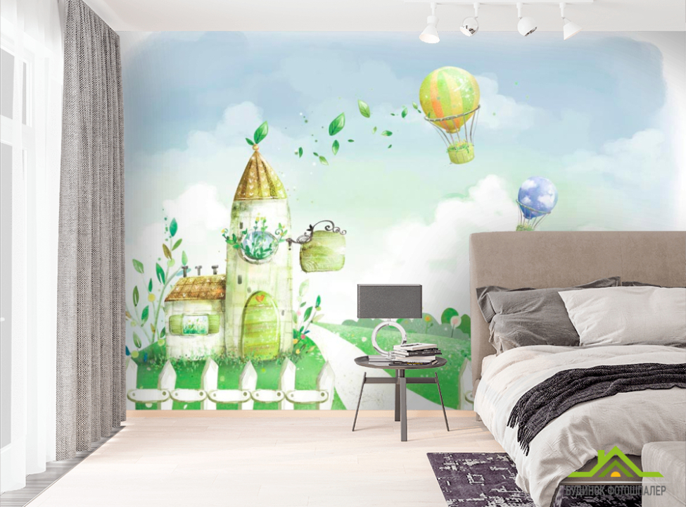 выбрать Фотошпалери Повітряні кулі Фотошпалери Ілюстрації на стіну