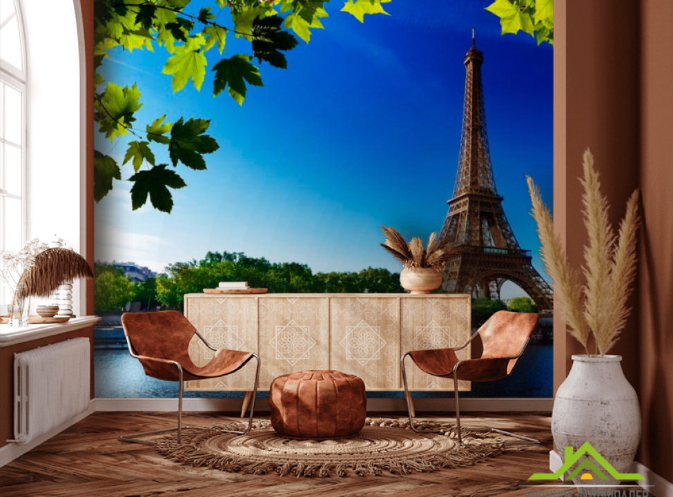 выбрать Фотообои Эйфелева башня Фотообои Париж на стену