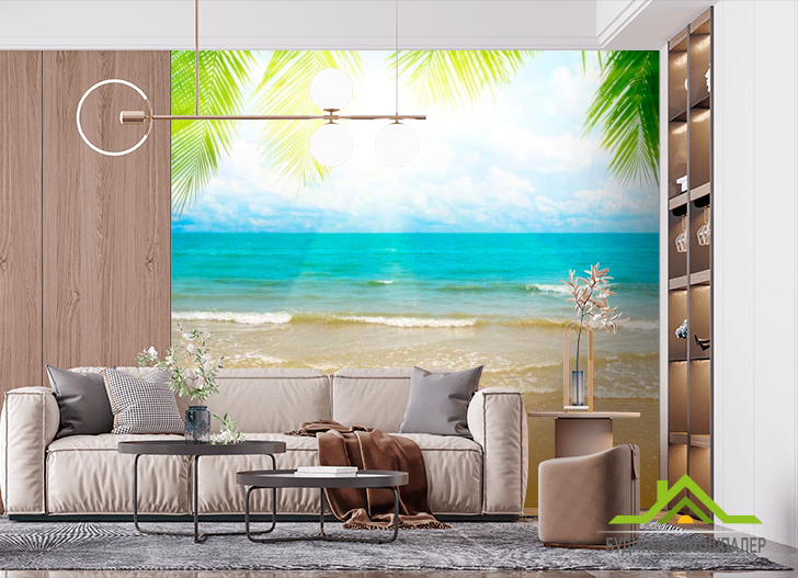 Фотообои Восход на лазурном пляже