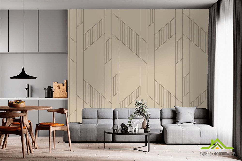 Фотошпалери в стилі line art