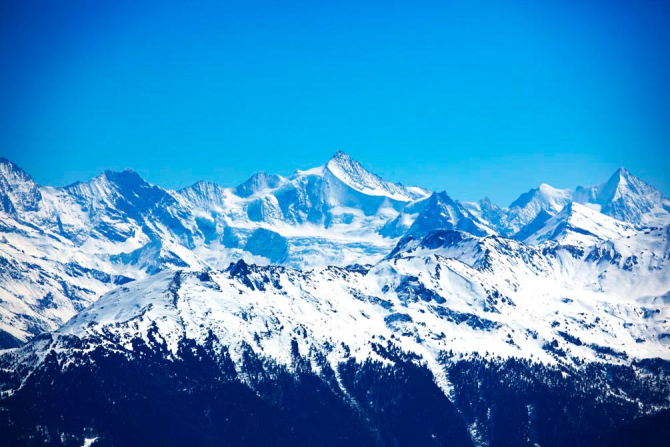 Фотошпалери Гори вкриті снігом