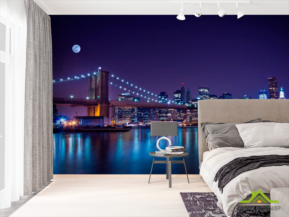 Фотошпалери Міст в синяві