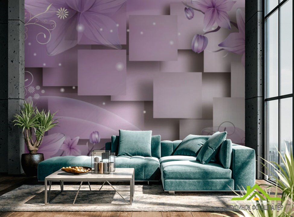 выбрать Фотообои 3д цветы Фотообои разные на стену