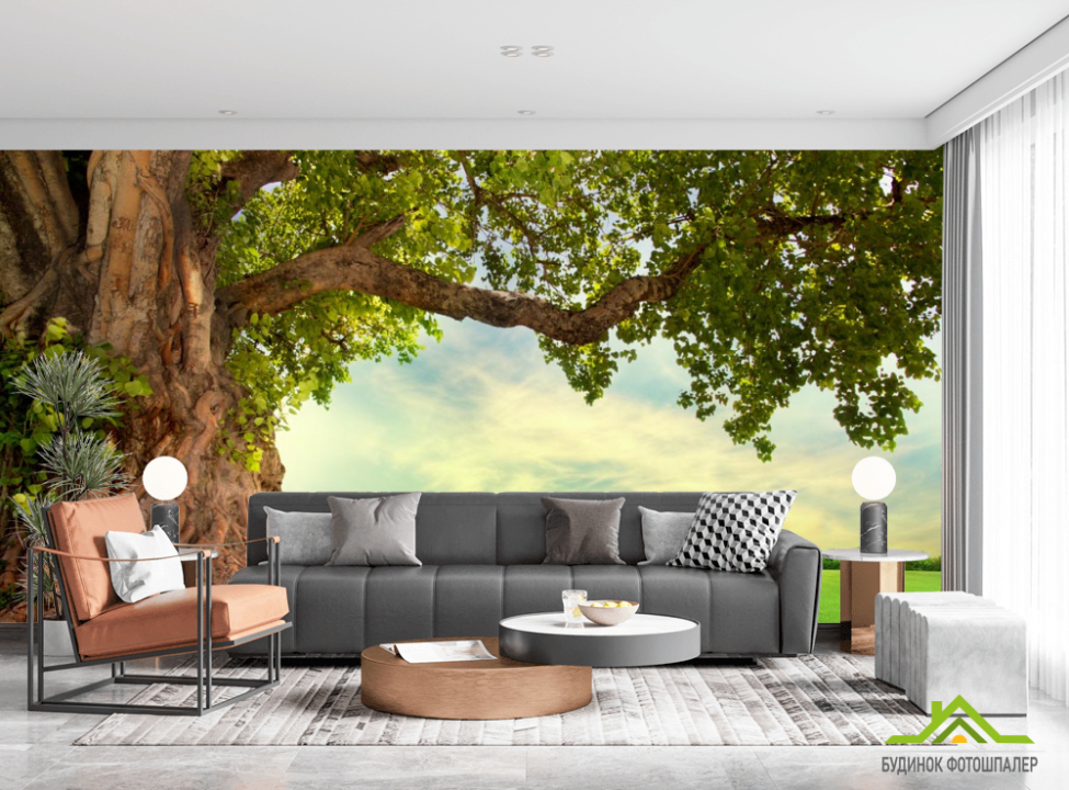 выбрать Фотошпалери велике дерево Фотошпалери дерева на стіну