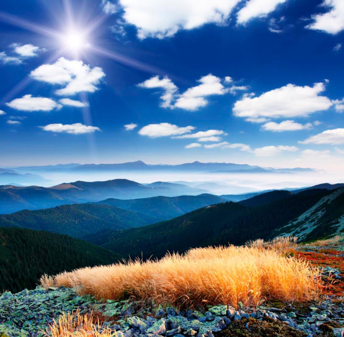 Фотошпалери Шари гір