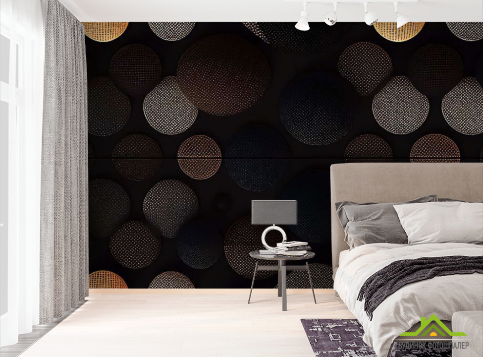 выбрать Фотошпалери круги Фотошпалери 3Д на стіну