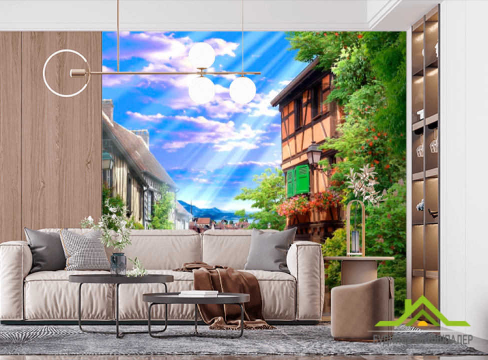 выбрать Фотошпалери Вуличка Фотошпалери Фрески на стіну