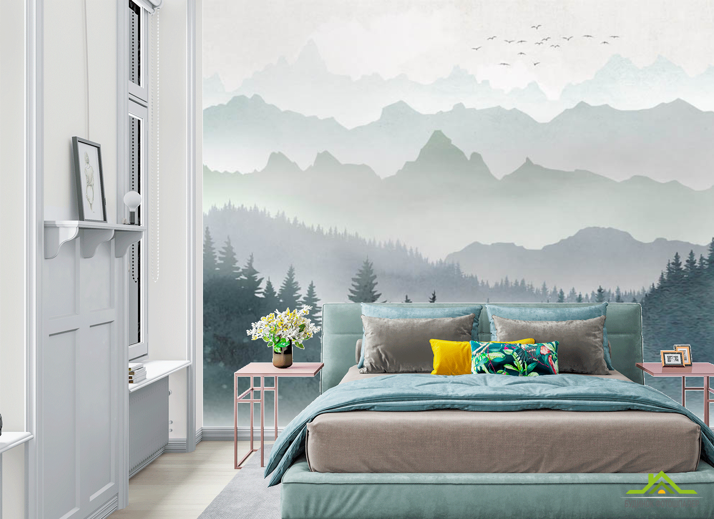 Фотошпалери гори і ліс