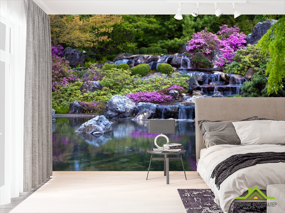 Фотообои Водопад, озерцо