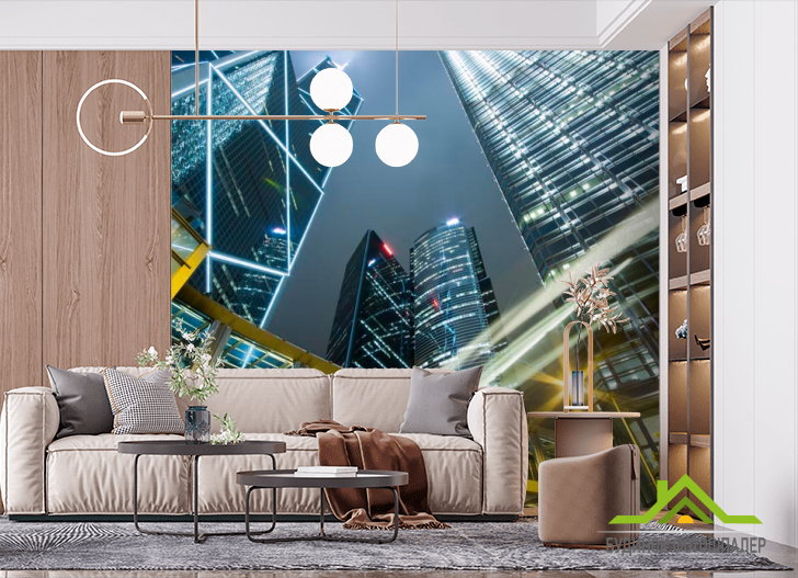 Фотообои Стеклянные высотки