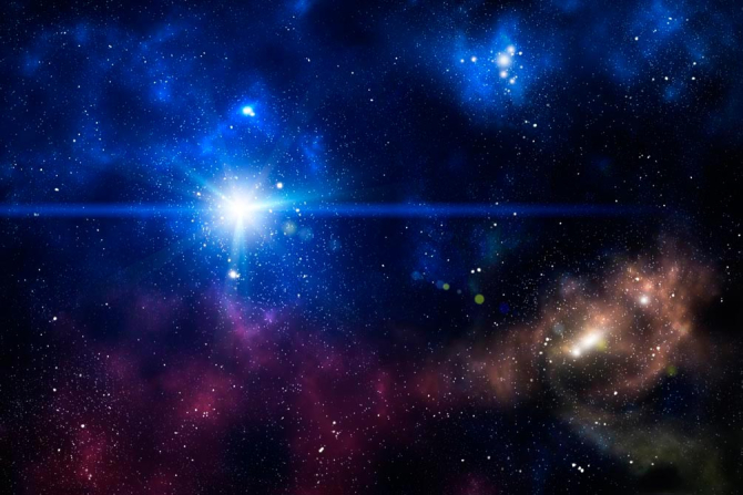 Фотообои Звезда в космосе