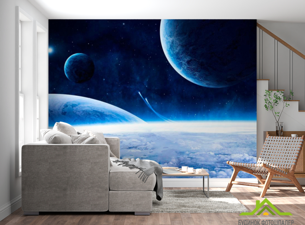 выбрать Фотообои Космос, горизонт Фотообои Космос на стену