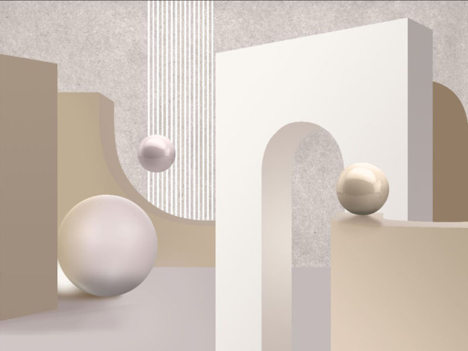 Фотообои 3д геомтерия в стиле арт деко