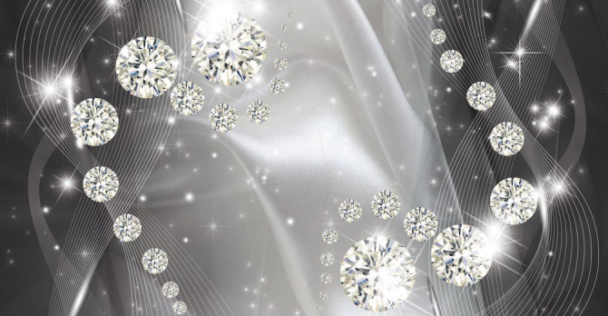 Фотообои Бриллиантовые шары