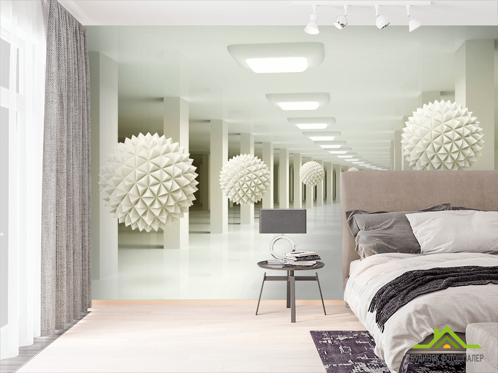 Фотошпалери Сфери в тунелі