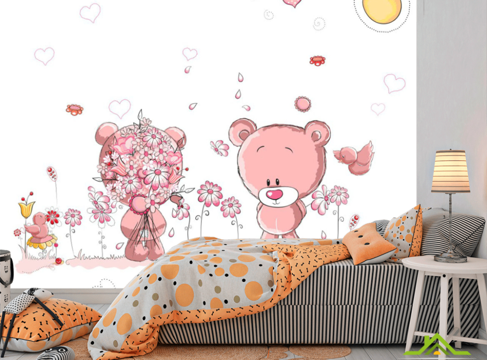 выбрать Фотообои мишки Фотообои Little kids на стену