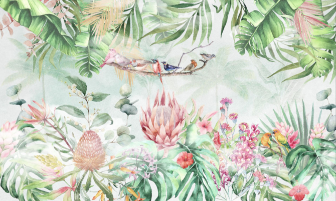 Фотошпалери Тропічні листя