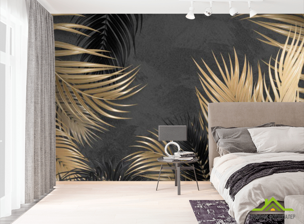 выбрать Фотошпалери пальмові гілки Фотошпалери тропічні листя на стіну