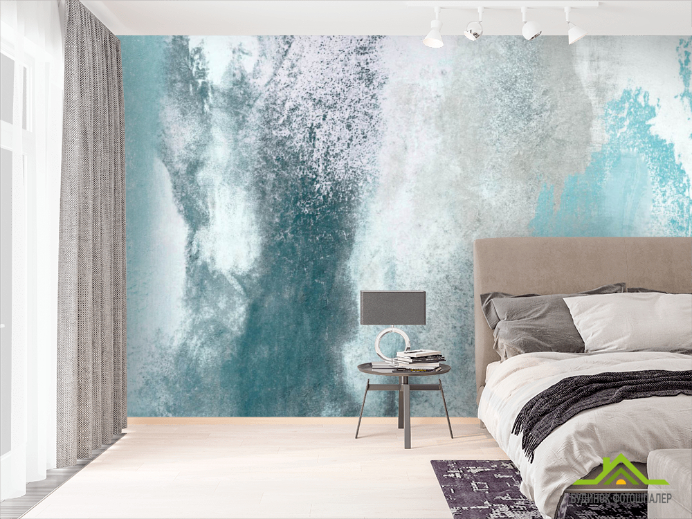 Фотошпалери Бірюзова Абстракція