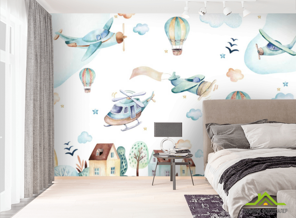 выбрать Фотошпалери дитячі літаки Фотошпалери різні на стіну