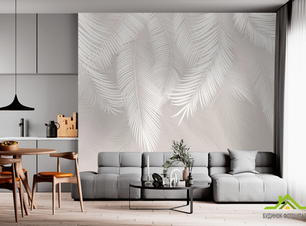 выбрать Фотообои листья для интерьера Фотообои Дизайнерские листья на стену