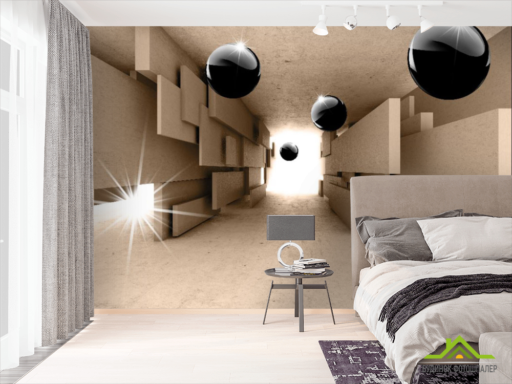 Фотошпалери 3д, кулі