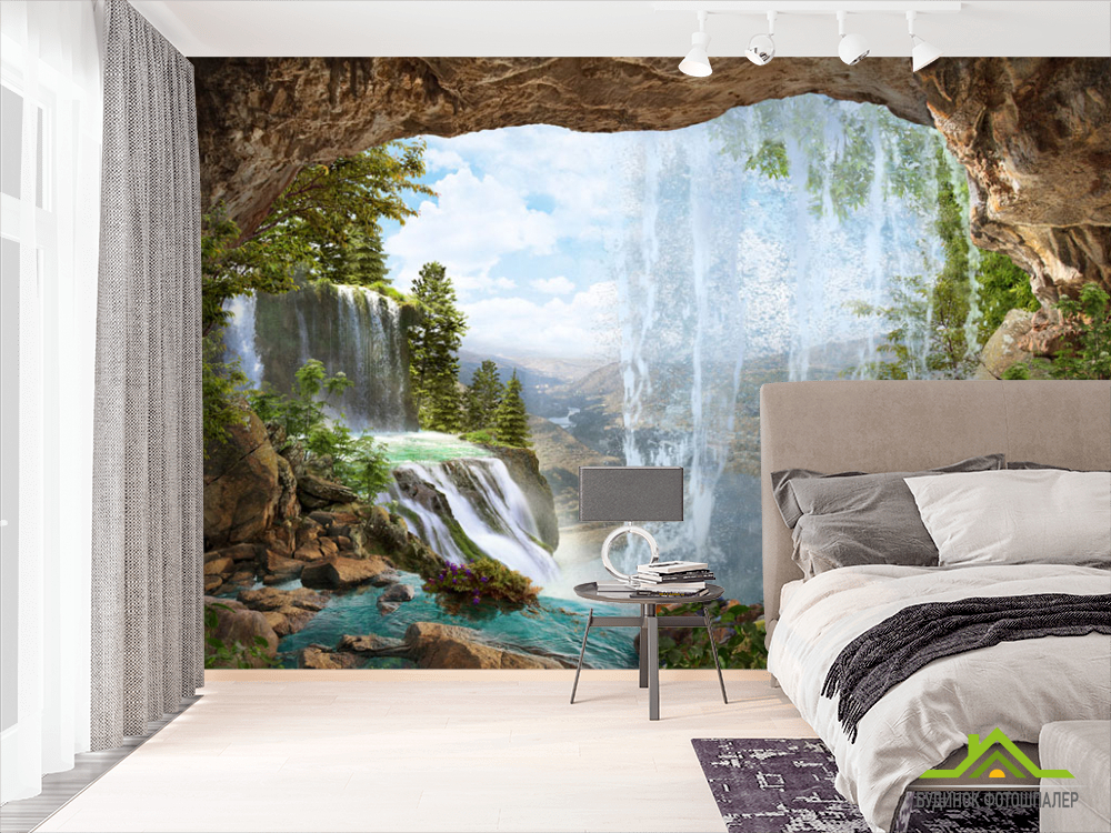 Фотошпалери Ведмідь на водопої