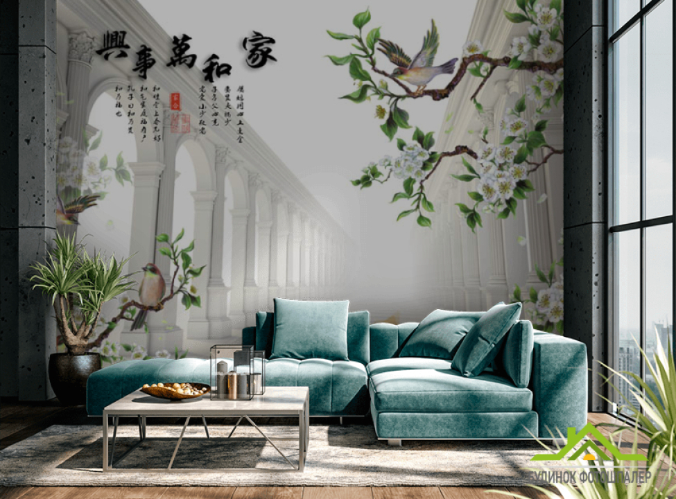 выбрать Фотошпалери Тонель в східному стилі Фотообої по стилю на стіну