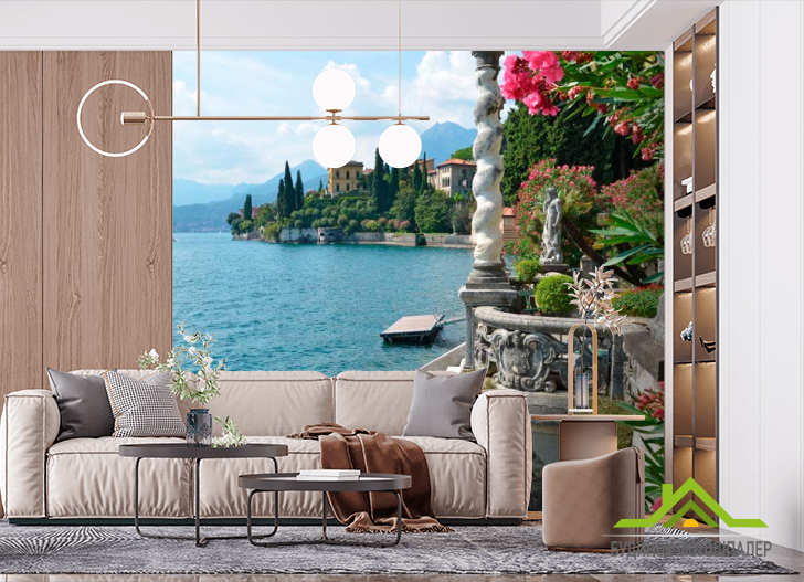 Фотообои Городок у моря