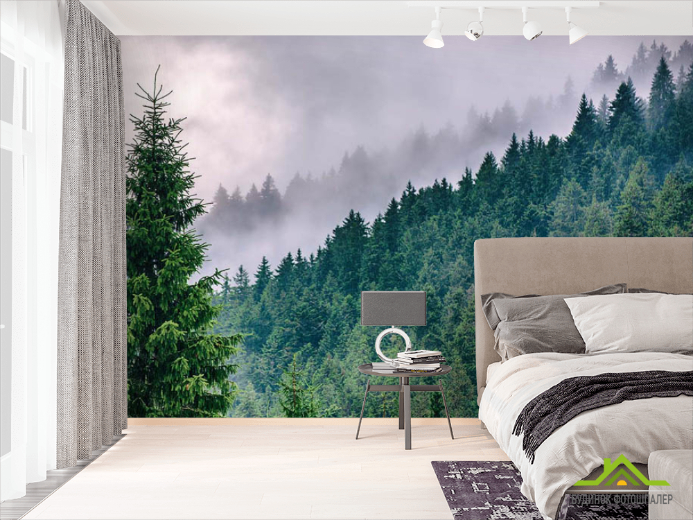 Фотообои Туманные горы