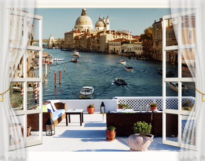 Фотошпалери Вид на Венецію