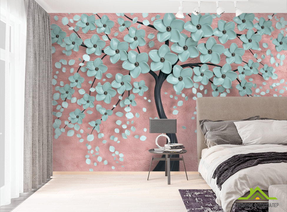 выбрать Фотошпалери М'ятна дерево Фотошпалери 3Д барельєф на стіну