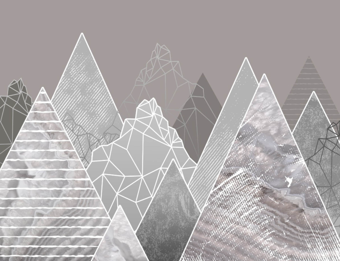 Фотошпалери текстурні гори