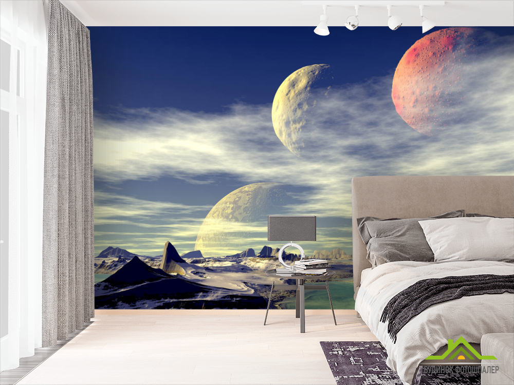 Фотообои Космическая поверхность