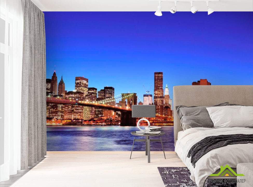 выбрать Фотошпалери Міст, набережна,висотки Фотошпалери Мости на стіну